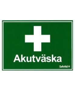Skylt Akutväska A4