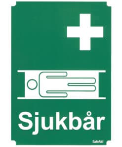 Skylt Sjukbår A4
