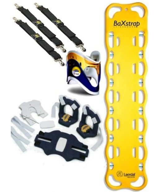 Spineboard paket, med metallclips
