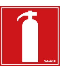 Dekal Brandsläckare 7,5x7,5 cm