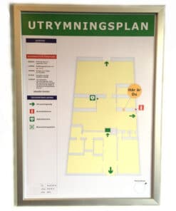 Utrymningsplan A3