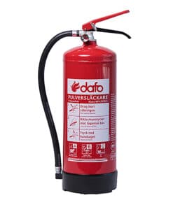 Pulversläckare 6 kg, PDE 6